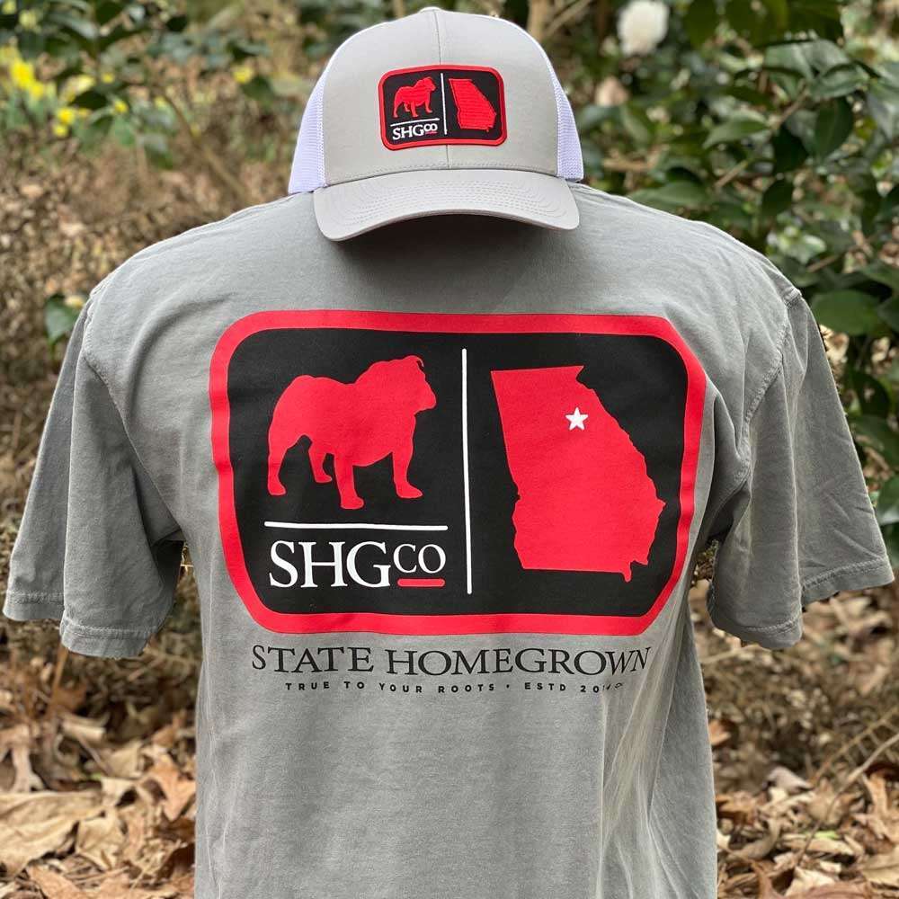 State of Georgia Dog - Comfort Color Pocket Tee