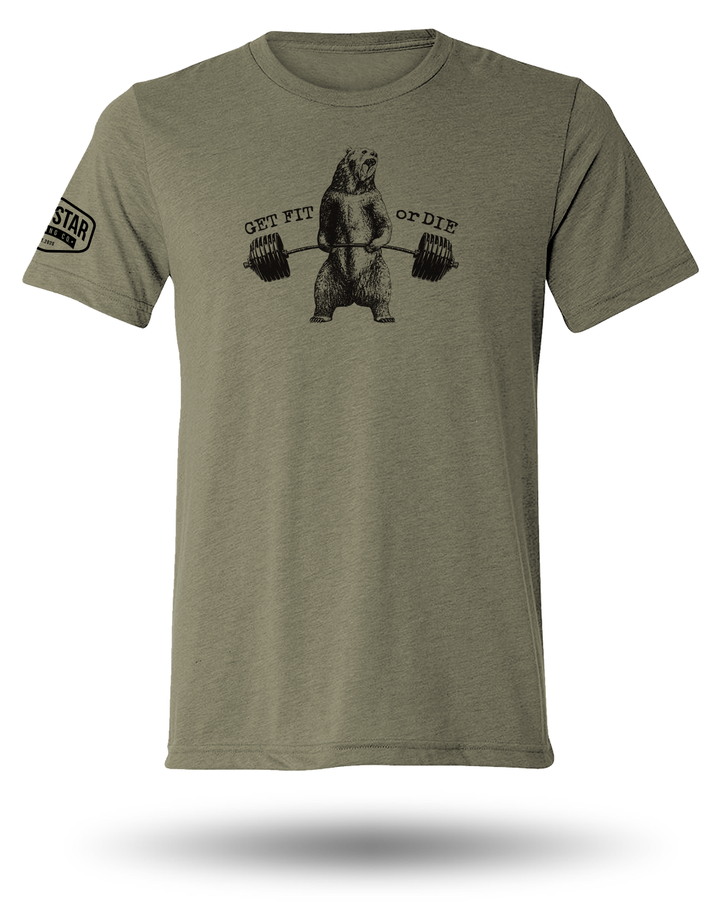 GET FIT OR DIE BEAR TEE (SM - 2XL)