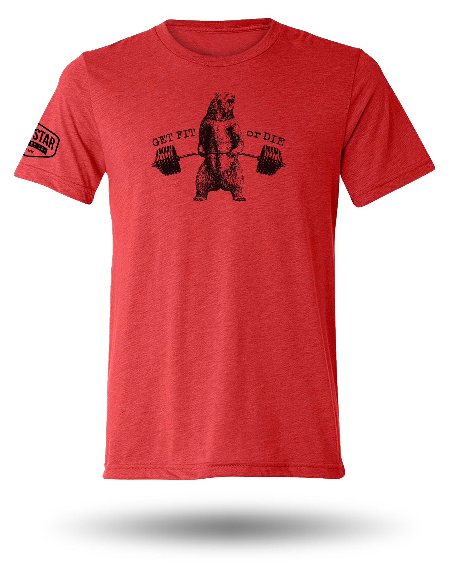 GET FIT OR DIE BEAR TEE (SM - 2XL)