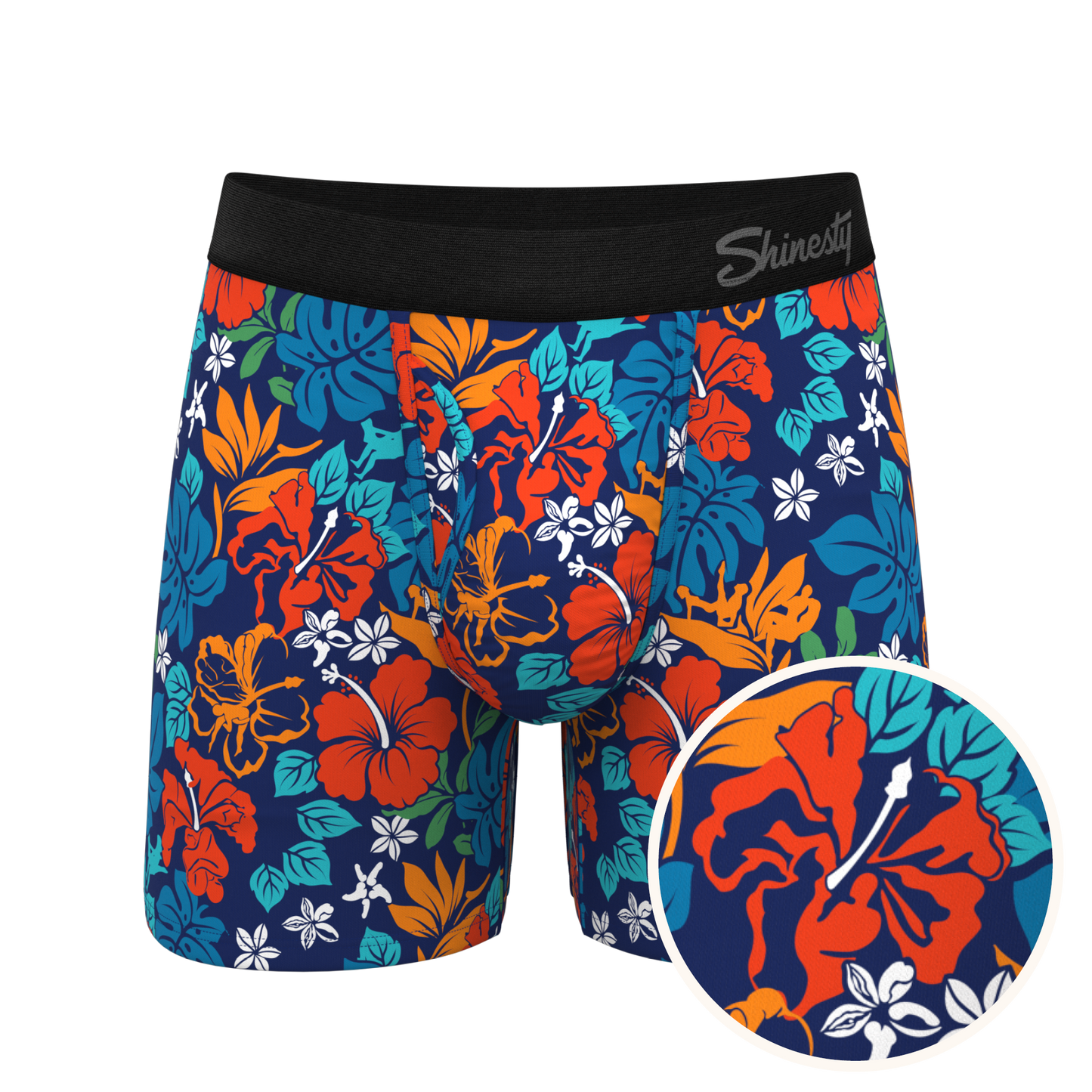 The Get Lei'd | Naughty Tropical Ball Hammock® Magnum Big Pouch Underwear