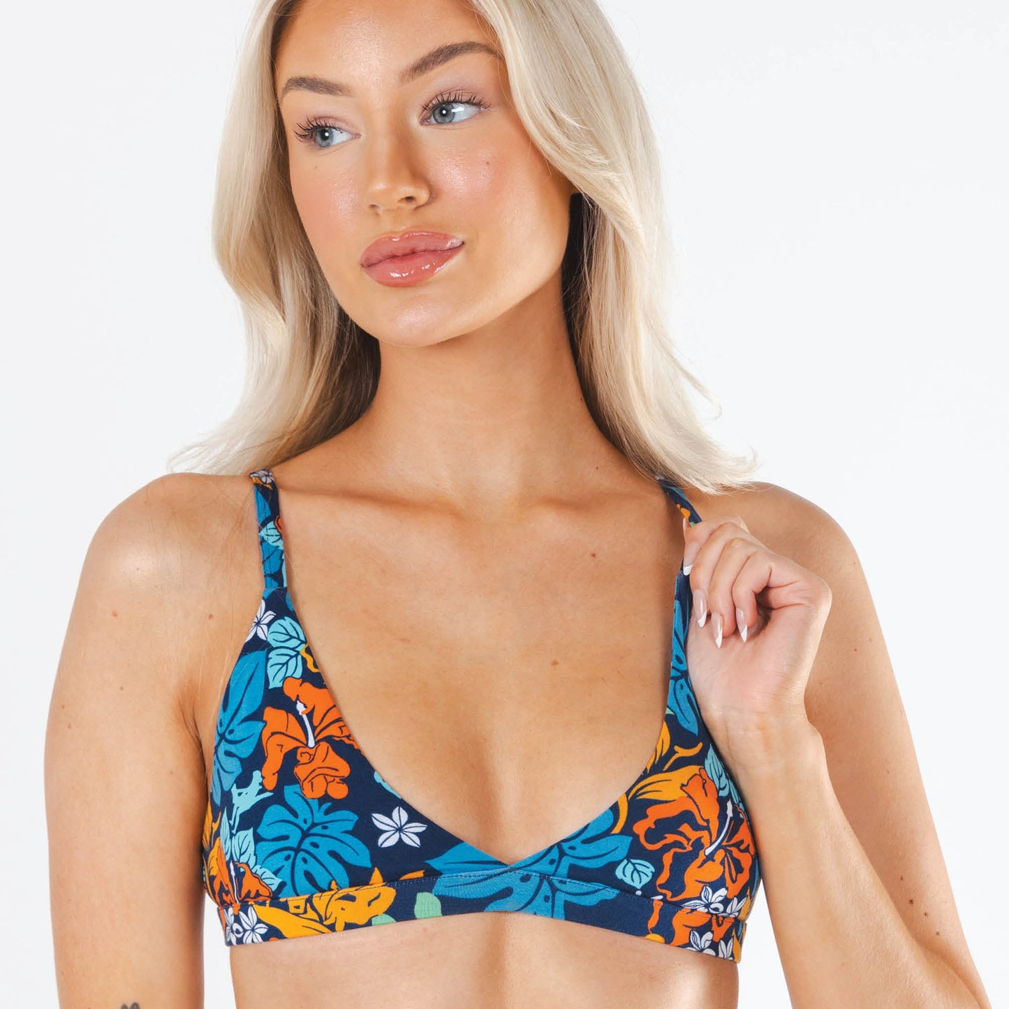 The Get Lei'd | Naughty Tropical Boob Hammock™ Triangle Bralette