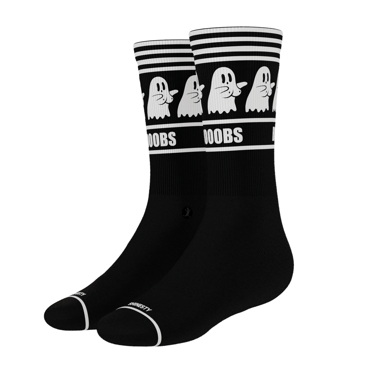 The Ghoul Next Door | Busty Ghost Heel Hammock™ Crew Socks