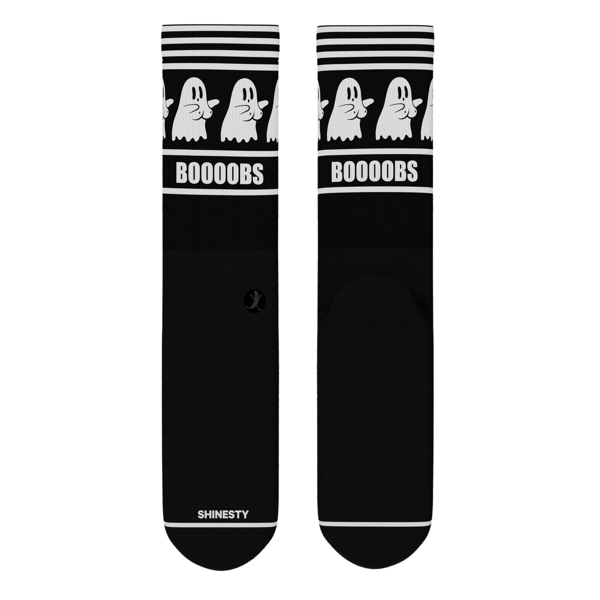 The Ghoul Next Door | Busty Ghost Heel Hammock™ Crew Socks