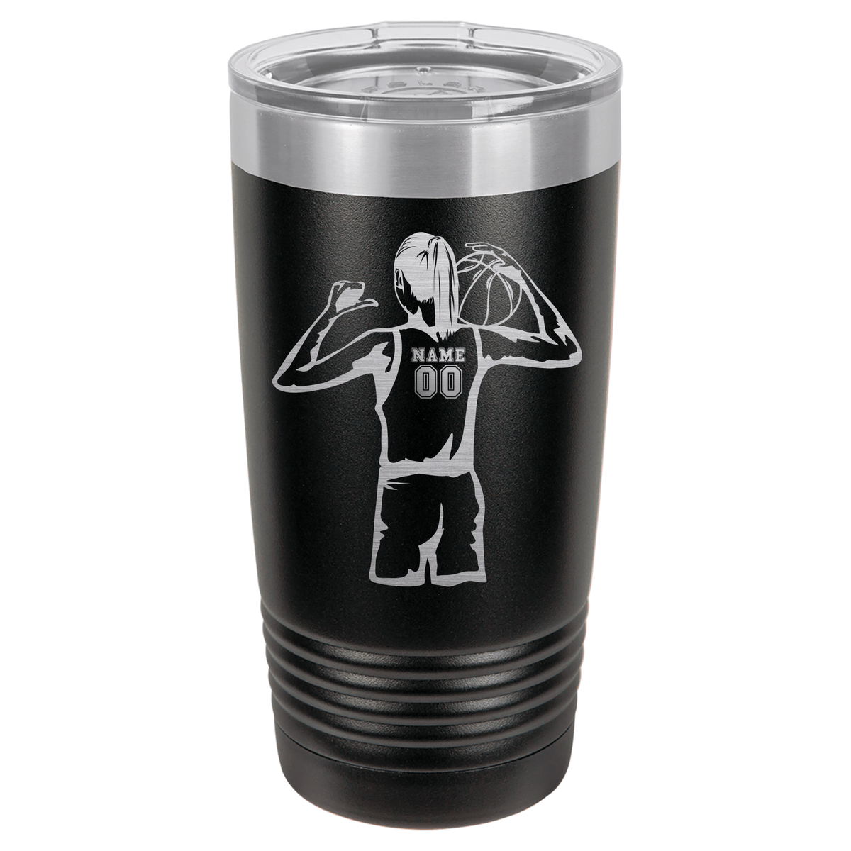 Girls Basketball Player | ENGRAVED Polar Camel Tumbler