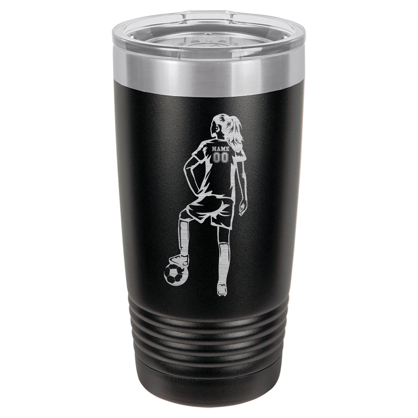 Girls Soccer Player | ENGRAVED Polar Camel Tumbler