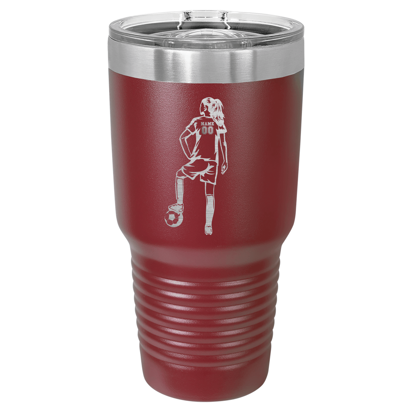 Girls Soccer Player | ENGRAVED Polar Camel Tumbler