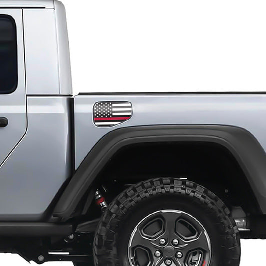 Thin Red Line Gas Cap Decal for JT or Gladiator