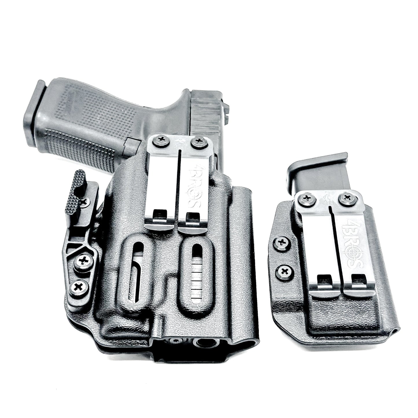 Glock 19 Gen 5/V/6 & TLR-7 X/A IWB Holster with Magazine Carrier Combo