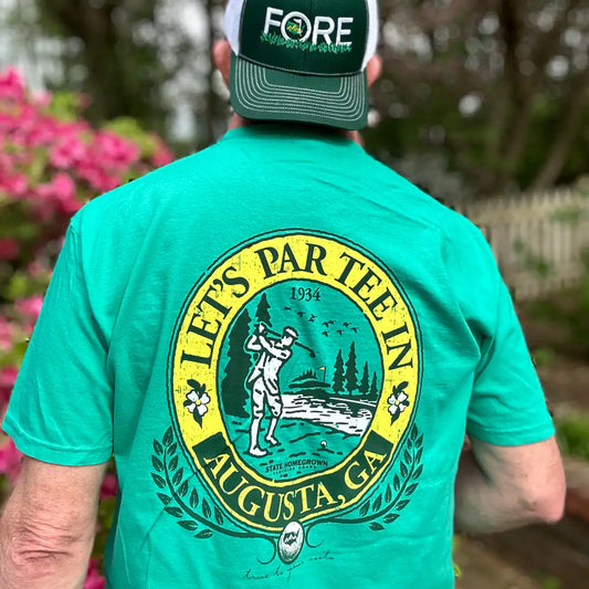 Augusta Georgia Golf - Comfort Color Pocket Tee