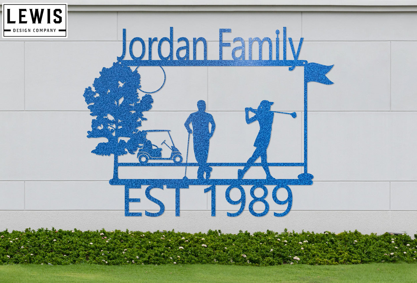 Golf Custom Metal Sign