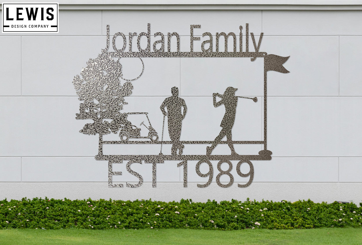 Golf Custom Metal Sign