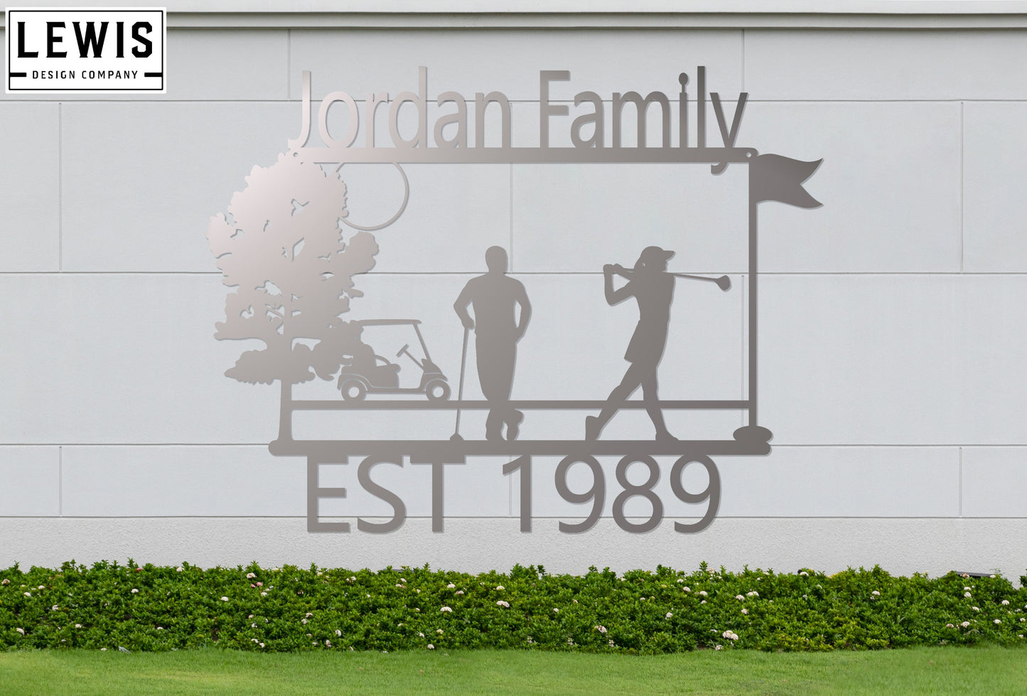 Golf Custom Metal Sign