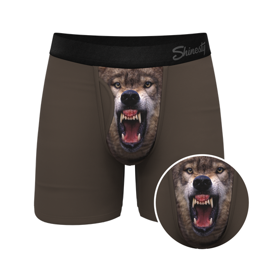 The Grey's Growl | Wolf Ball Hammock® Pouch Underwear With Fly