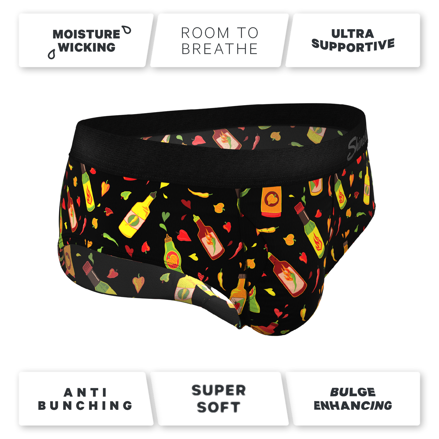 The Gotcha Sriracha | Hot Sauce Ball Hammock® Pouch Underwear Briefs