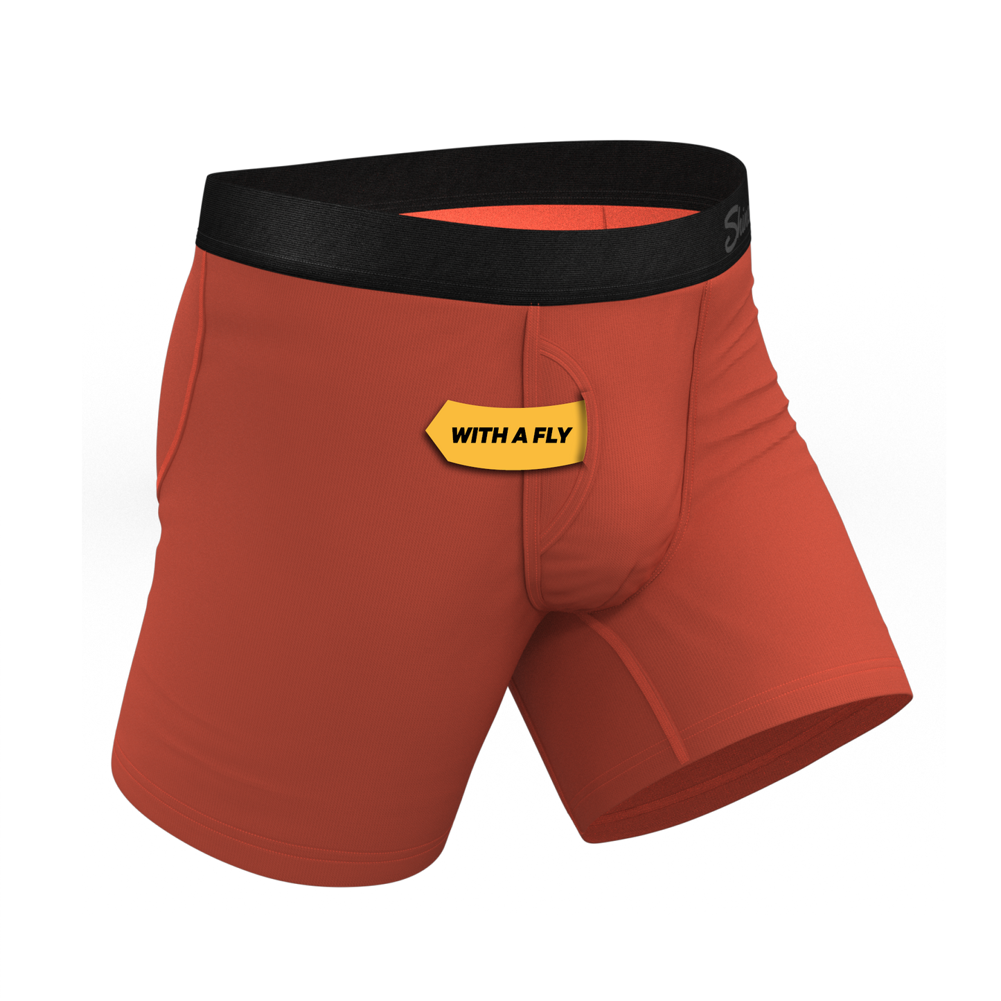 The Gotta Terracotta | Terracotta Orange Ball Hammock® Pouch Underwear With Fly
