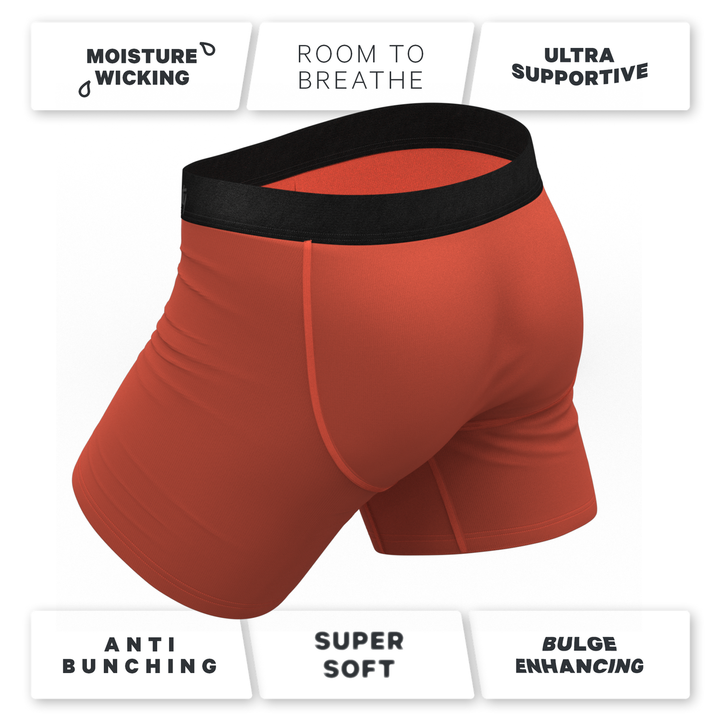The Gotta Terracotta | Terracotta Orange Ball Hammock® Pouch Underwear