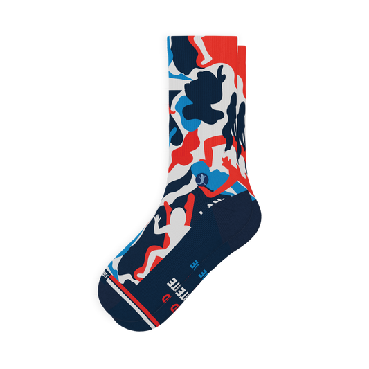 The Grand Finale | USA Camouflage Heel Hammock™ Crew Socks