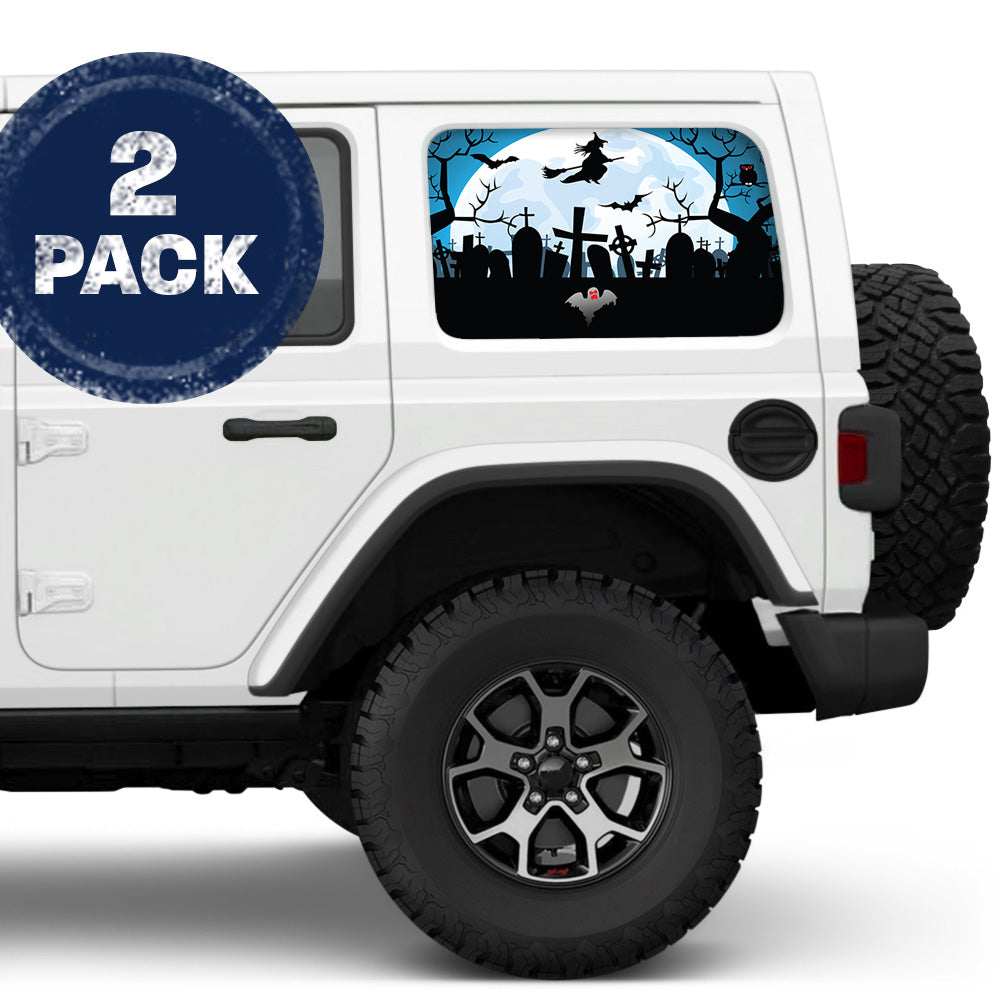 Graveyard Shift Side Windows Printed Vinyl Decal