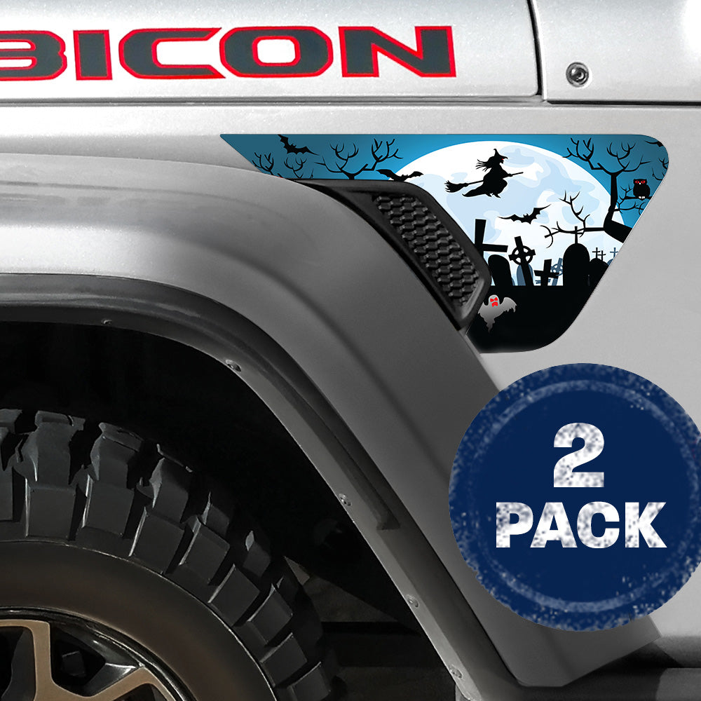 Graveyard Shift 2pc Vinyl Fender Decal