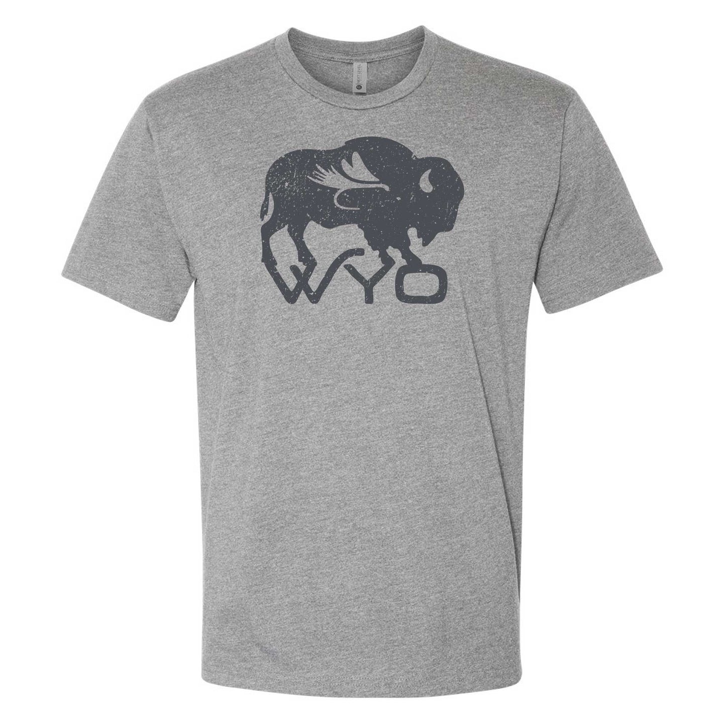 Wyo Fly Bison Logo Tee