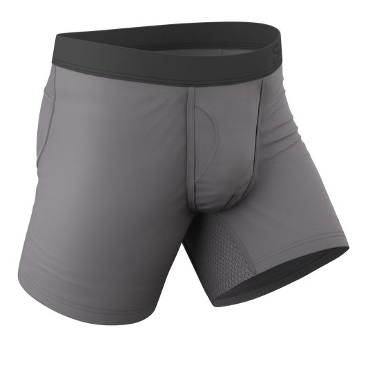 The Gray Wolf | Gray Tonal paradICE™ Cooling Ball Hammock® Underwear