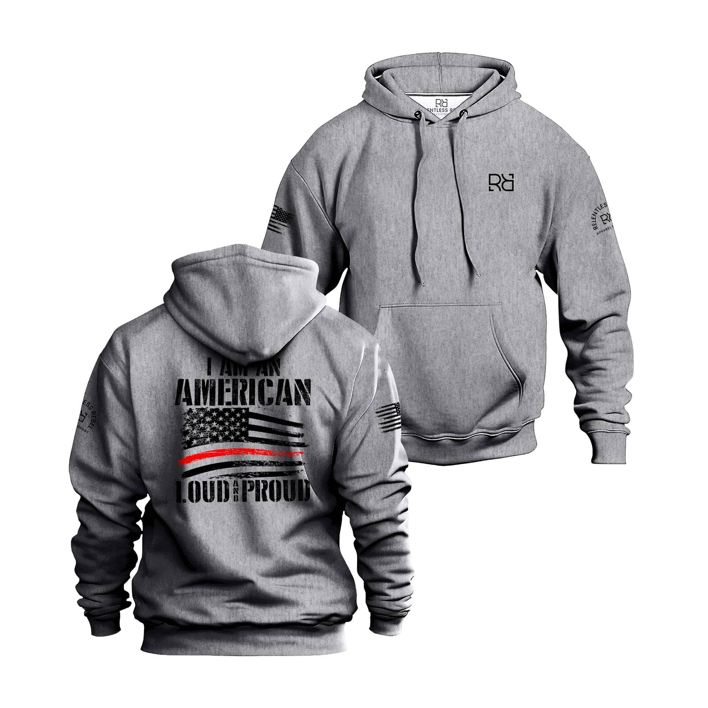 I Am an American - Loud and Proud | Men's Hoodie