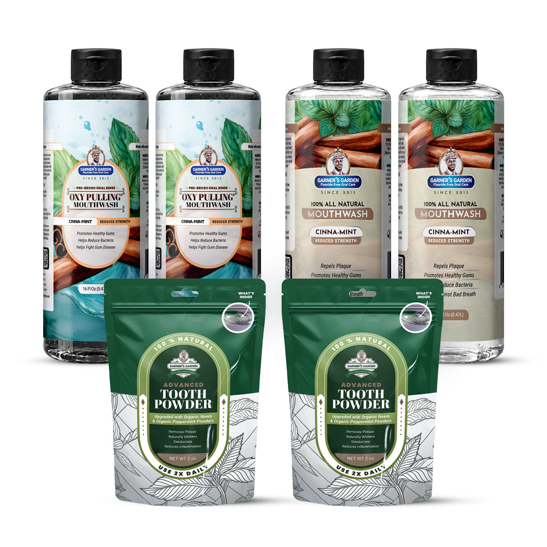 2 Pack Oral Care Package | Trio | H2O2 | Fluoride Free