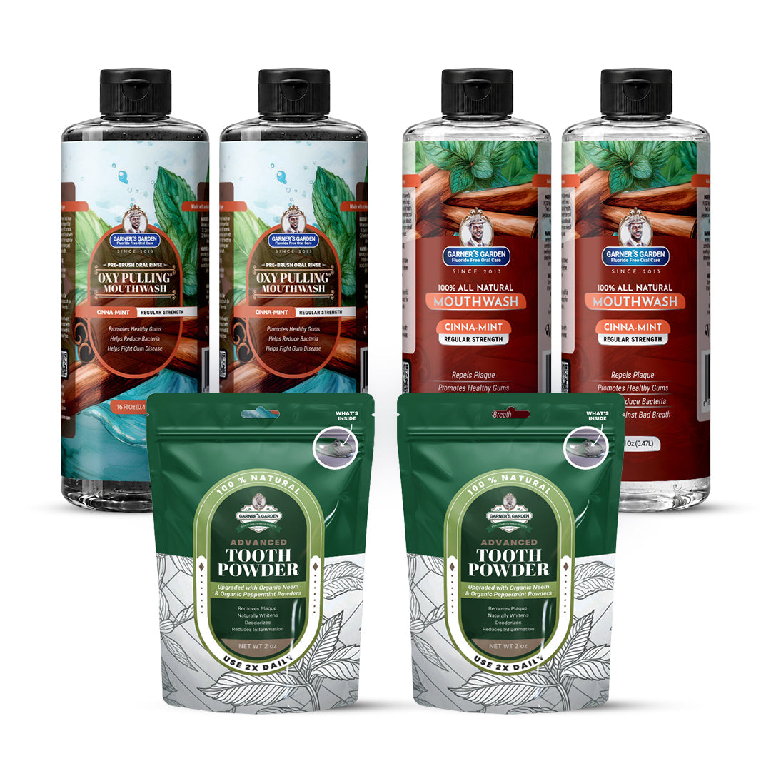 2 Pack Oral Care Package | Trio | H2O2 | Fluoride Free