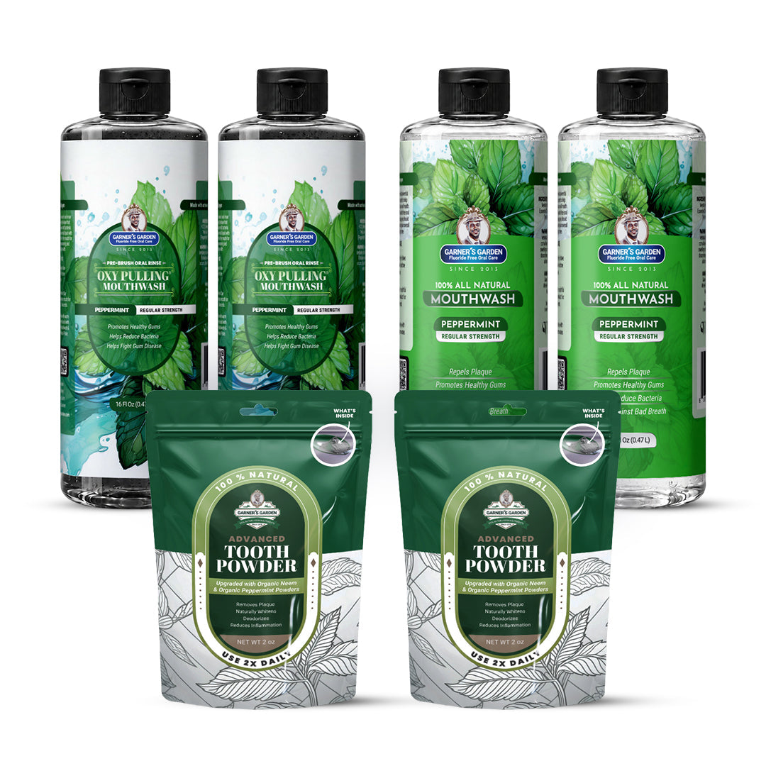 2 Pack Oral Care Package | Trio | H2O2 | Fluoride Free