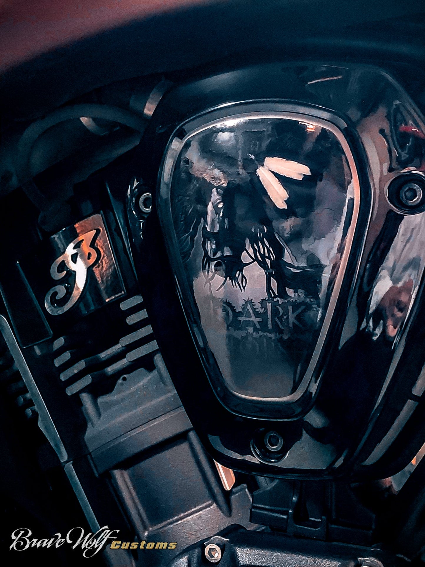 Powerplus V-Cover Decal - Dark Horse