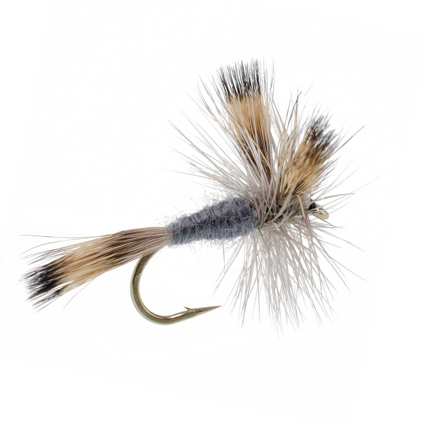 3 Pack Gray Wulff Classic Trout Dry Flies Hook Size 14