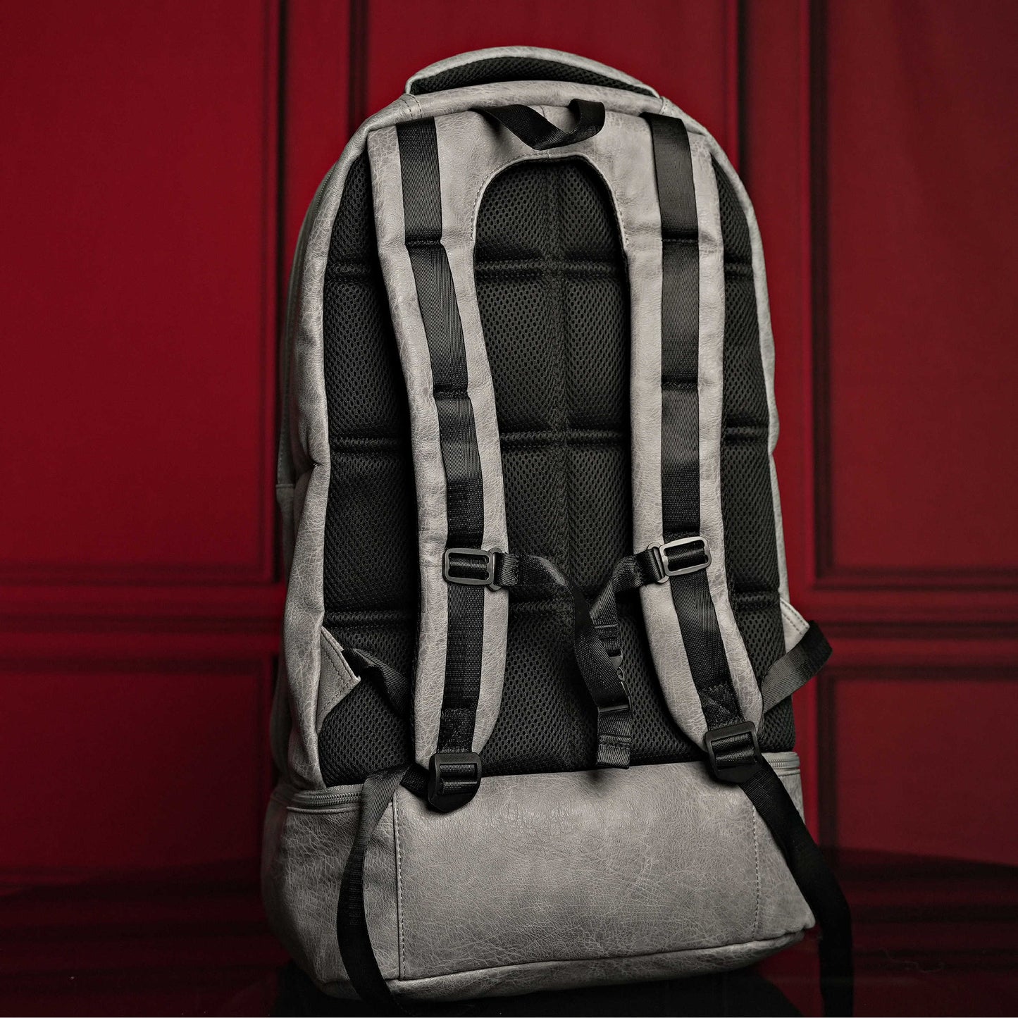 Grey Leather Carry-On Patented Backpack (Only 300 Made)