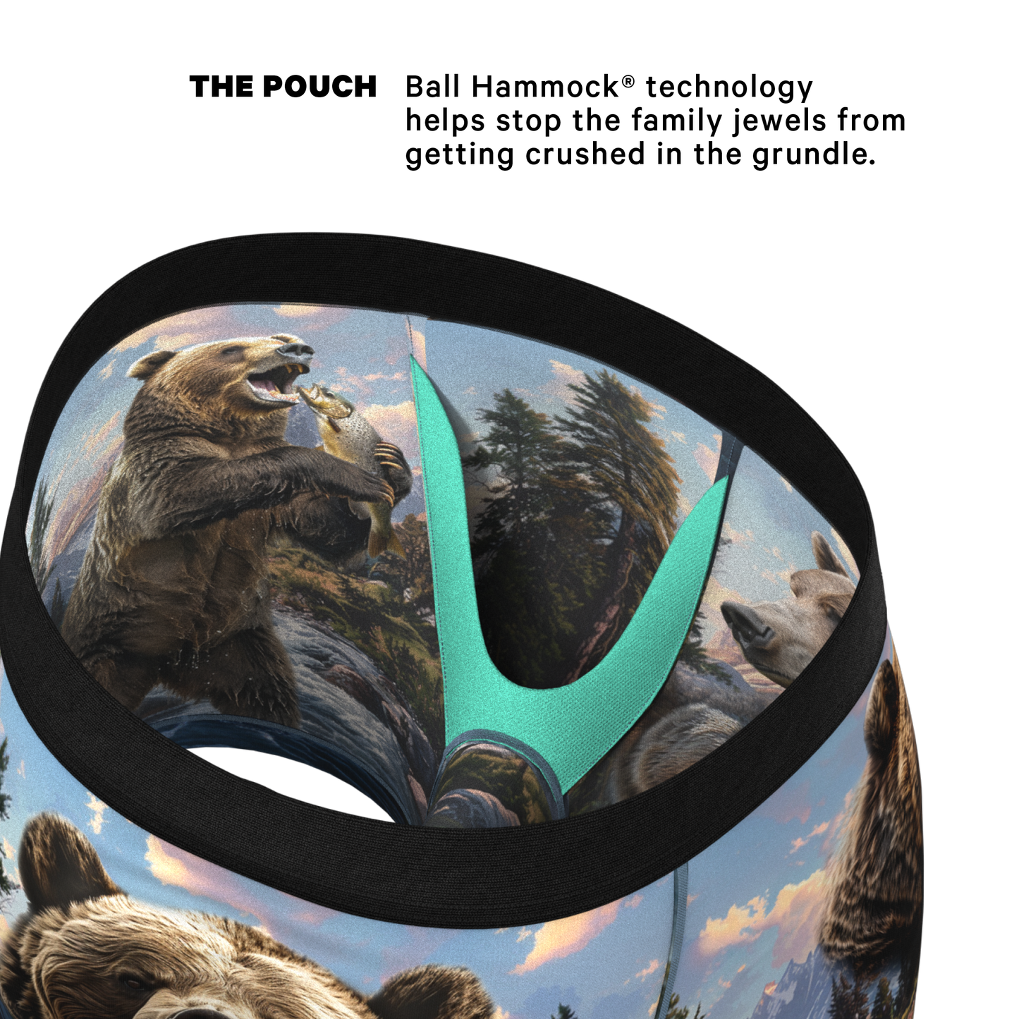 The Grizzly Beast | Truck Stop Classic Ball Hammock® Pouch Underwear