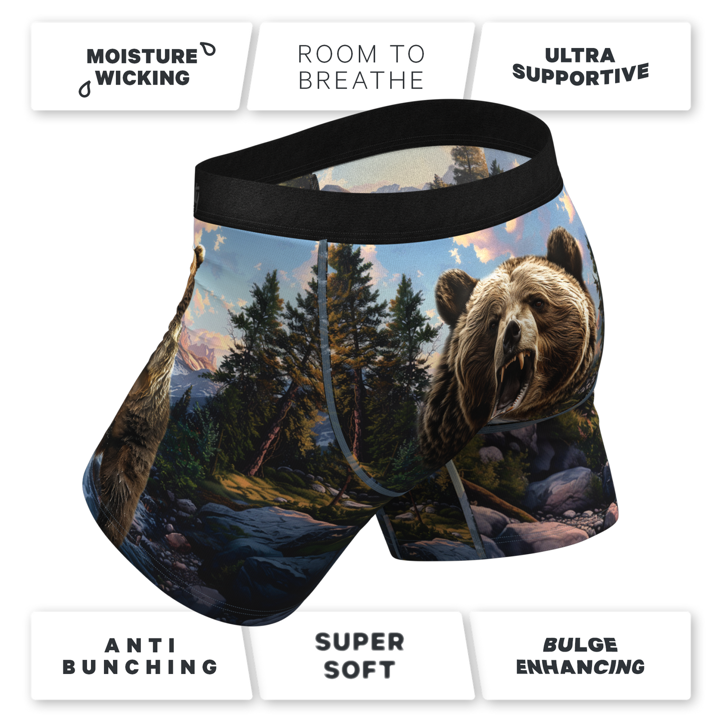 The Grizzly Beast | Truck Stop Classic Ball Hammock® Pouch Underwear