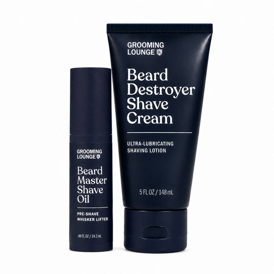 Grooming Lounge Oil & Cream Shaving Cocktail Set (Save $7)