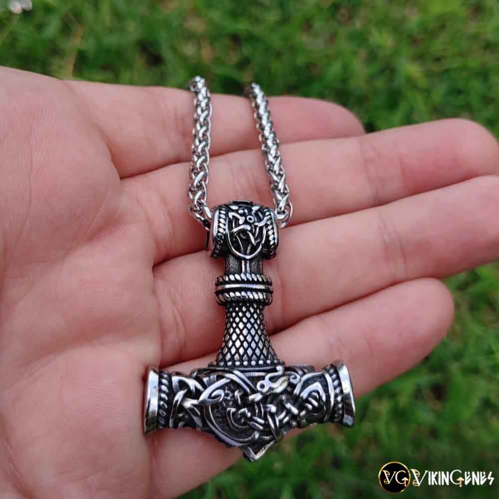 Thor's Hammer Mjolnir Handmade Necklace