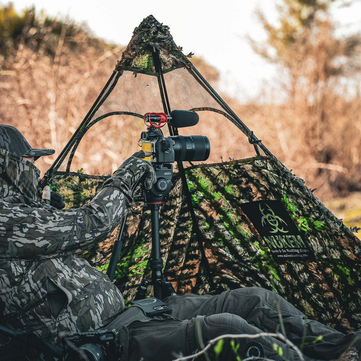 Nukem Hunting Blind - Mossy Oak Obsession 3D Leafy
