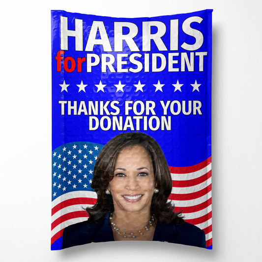 Kamala Harris for President Prank Package: Includes a FREE Mystery Beersy Can Cooler