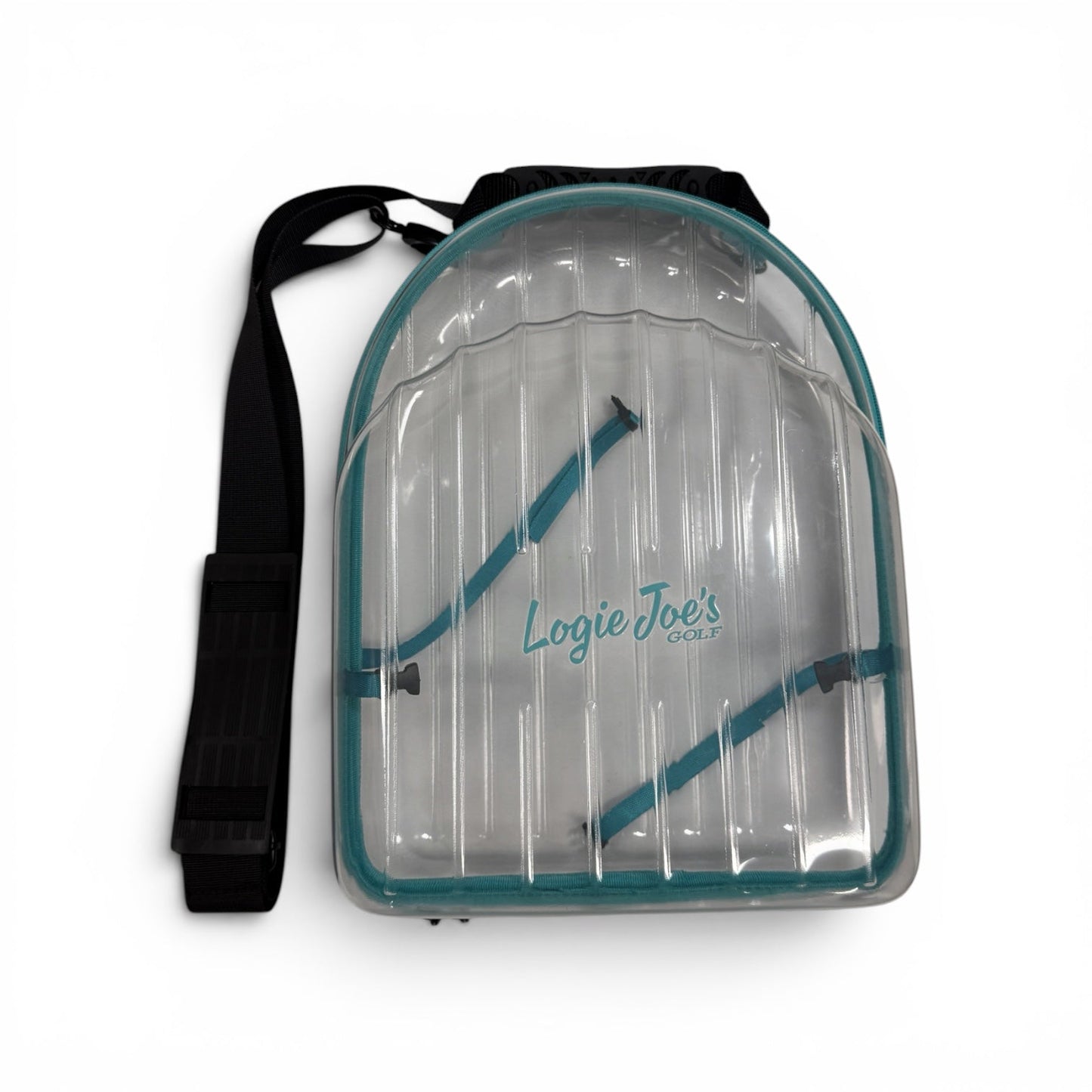 Hat Caddy Travel Case | Hard Shell Hat Carrier Holds Up to 8 Hats | Clear Protective Hat Storage Case with Adjustable Shoulder Strap