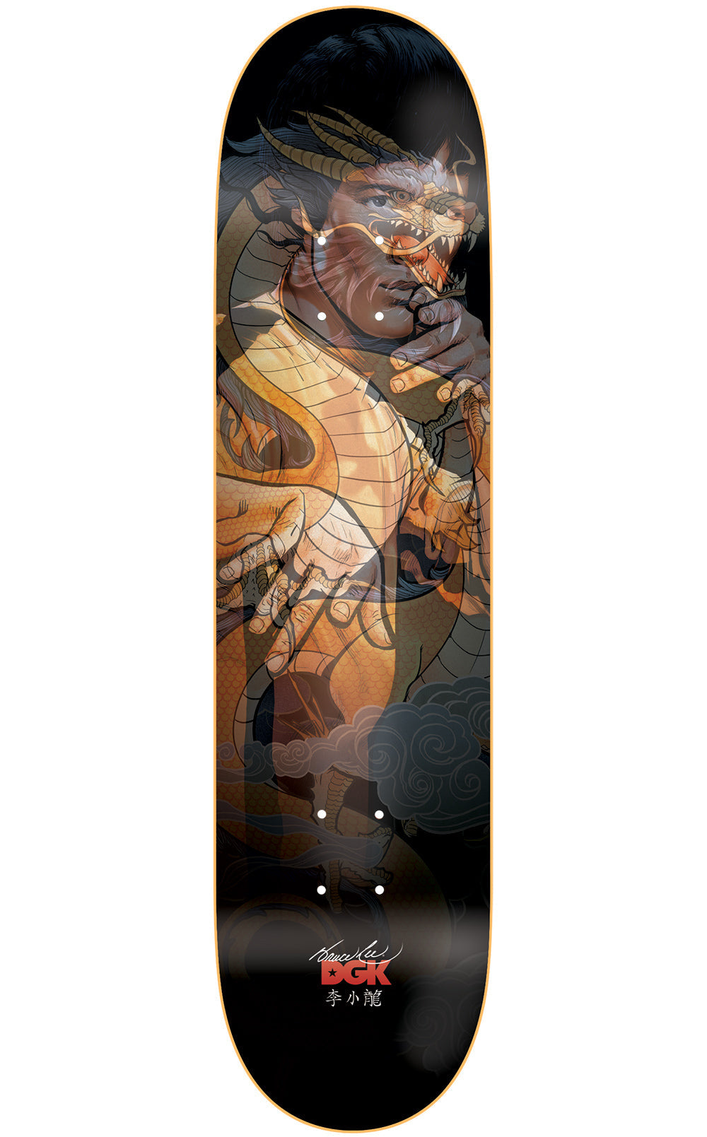 DGK x Bruce Lee Dragon Lee Lenticular Deck - 8.25" Multi