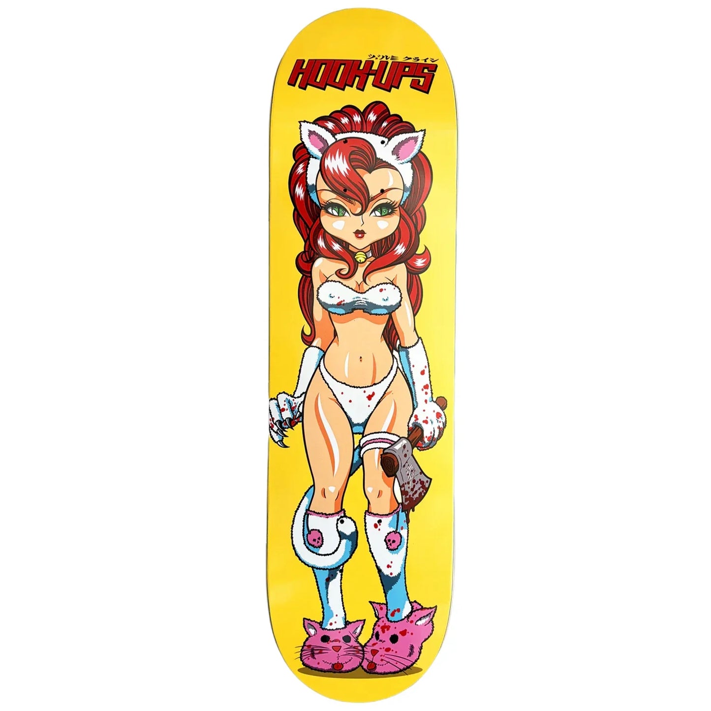Hook-Ups Hatchet Killer Akiko Skateboard Deck - 8.25"
