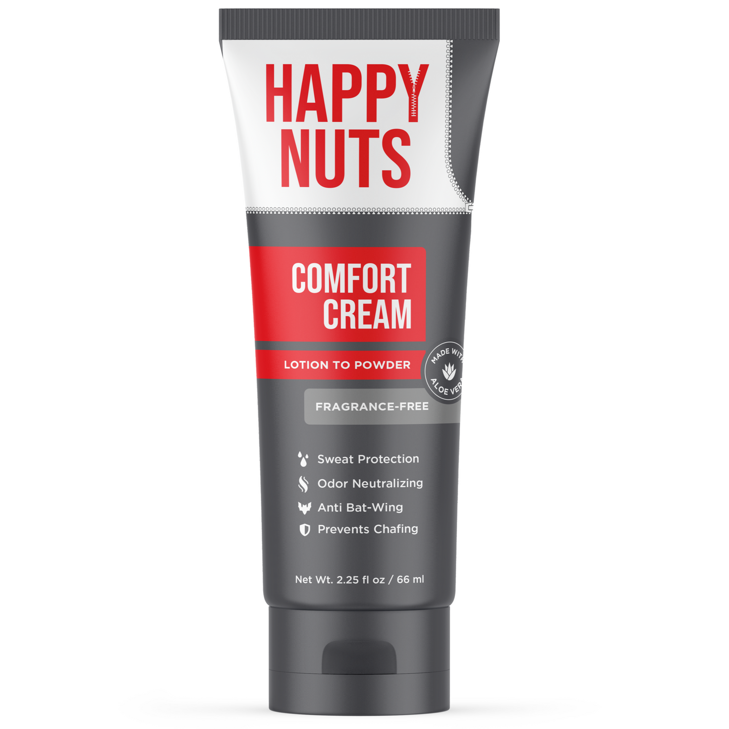 Happy Nuts Comfort Cream |  Sweat Defense And Odor Control Lotion