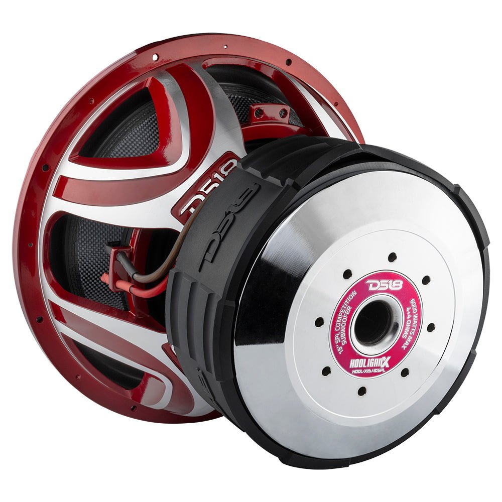 HOOLIGAN X 15" SPL Subwoofer 4000 Watts Rms 4" DVC 4-Ohm