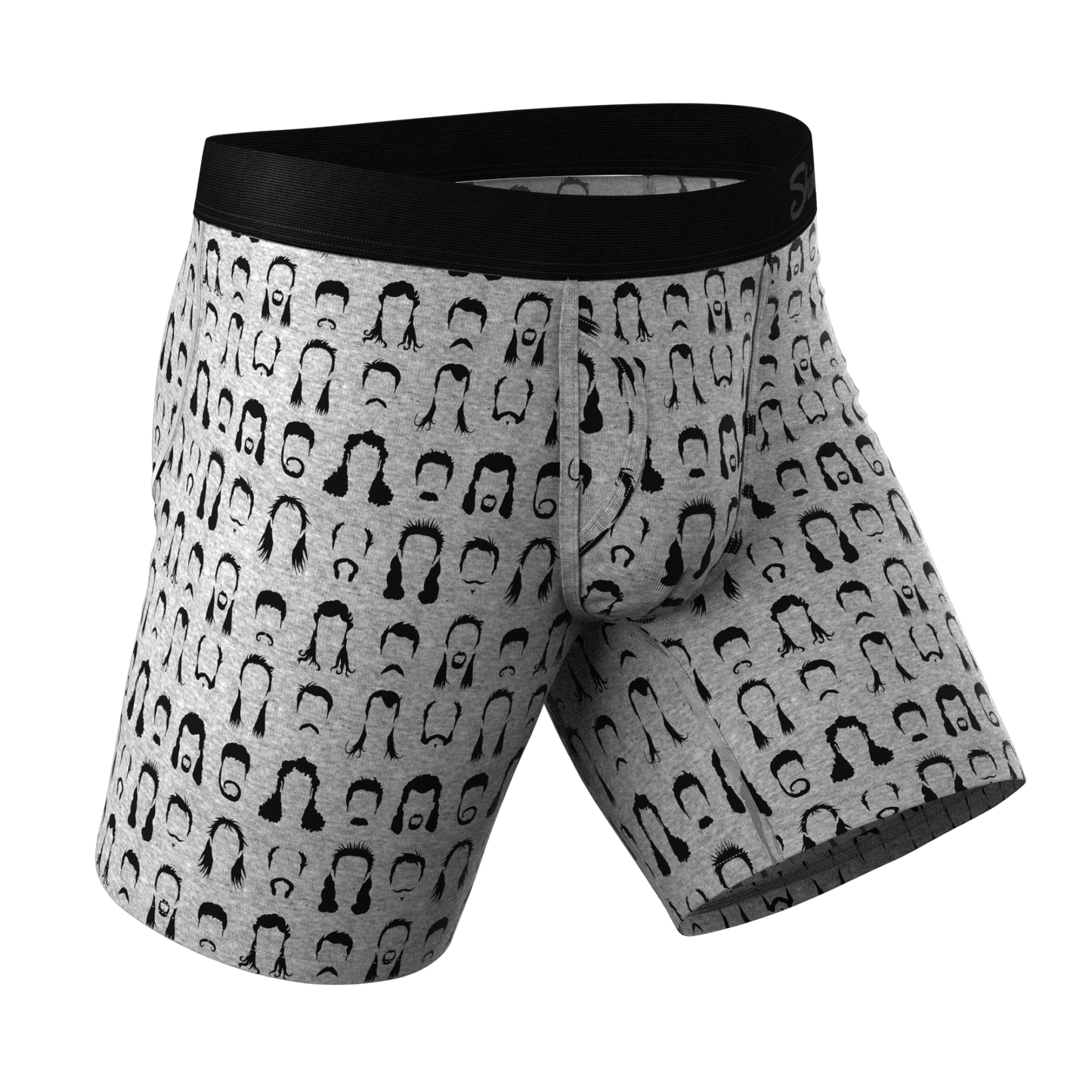 The Hair Down There | Mullet Long Leg Ball Hammock® Pouch Underwear With Fly