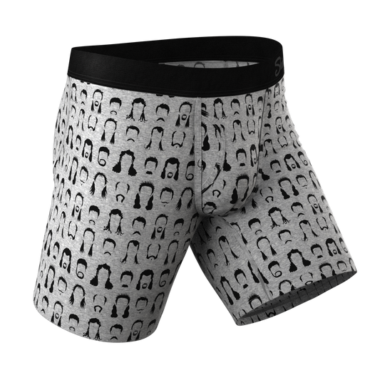 The Hair Down There | Mullet Long Leg Ball Hammock® Pouch Underwear With Fly