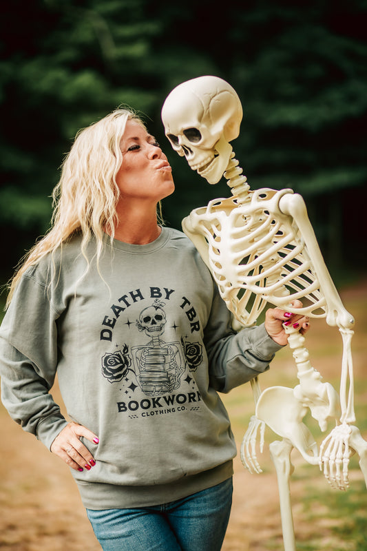 Death By TBR Crewneck Sweatshirt