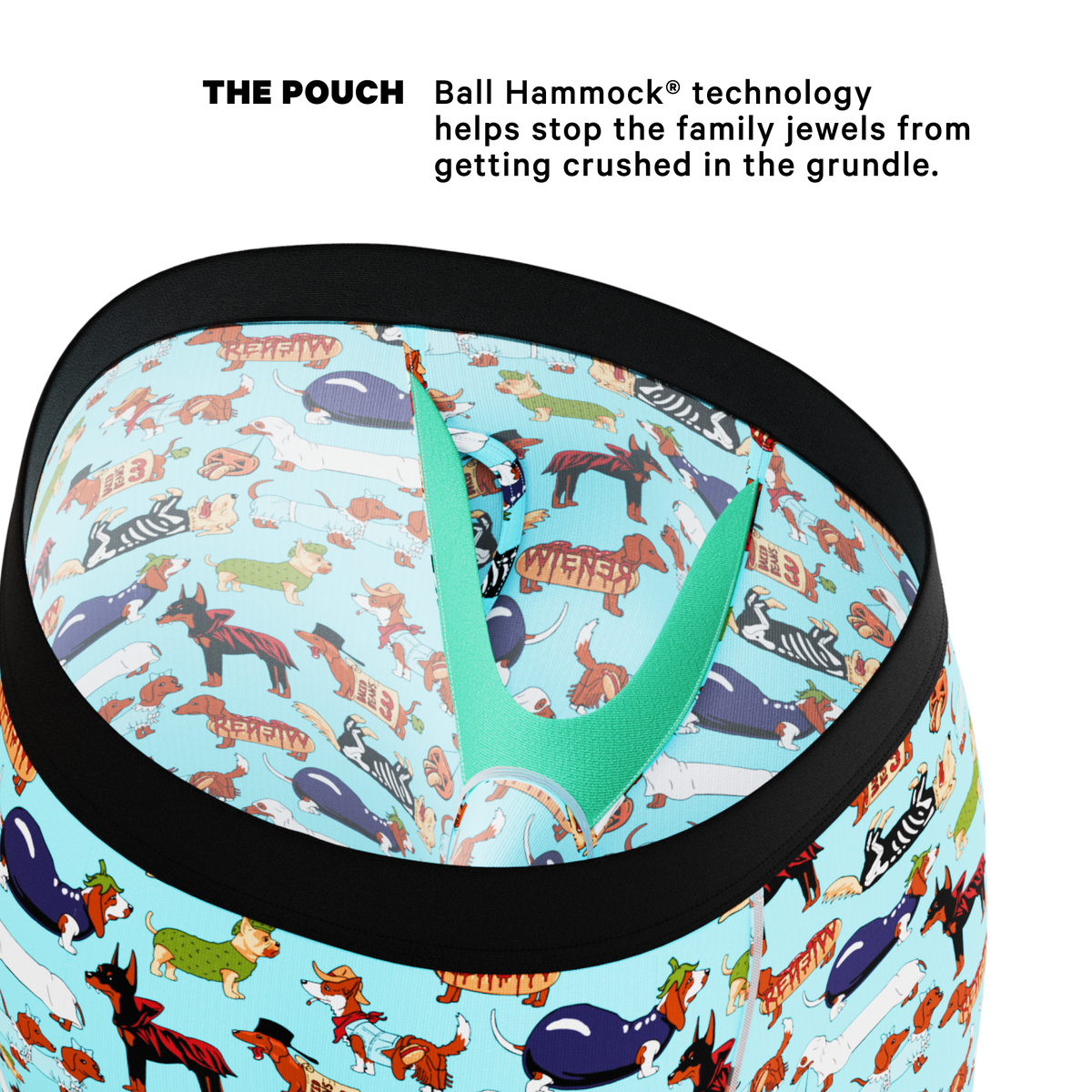 The Halloweenies | Halloween Dogs Ball Hammock® Boxer - Long Leg