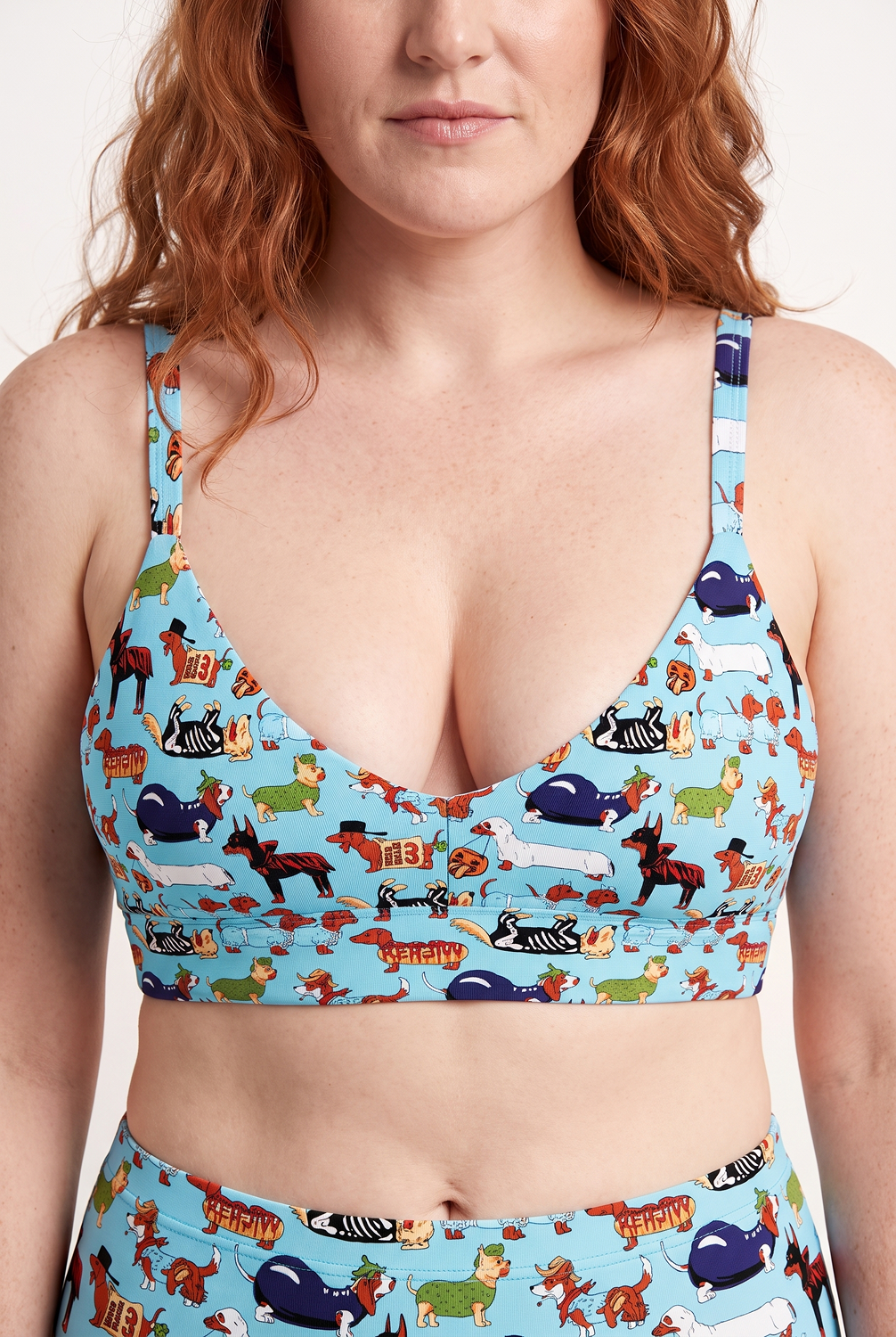 The Halloweenies | Halloween Dogs Boob Hammock™ Plunge Bralette