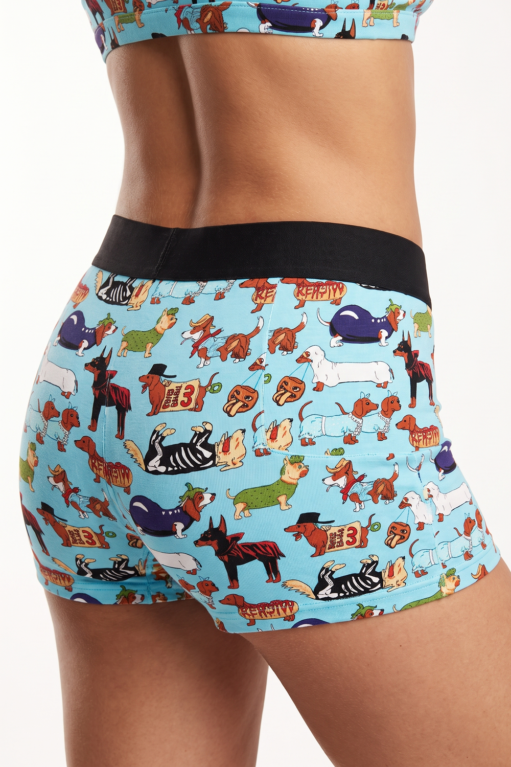 The Halloweenies | Halloween Dogs Women’s Boxers