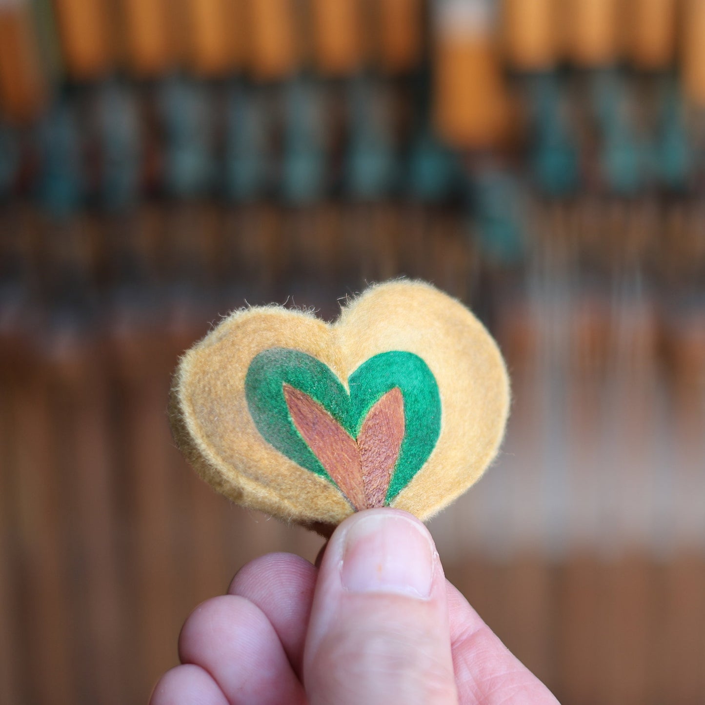 Reclaimed Piano Hammer Hearts